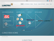 Tablet Screenshot of lumotrix.com